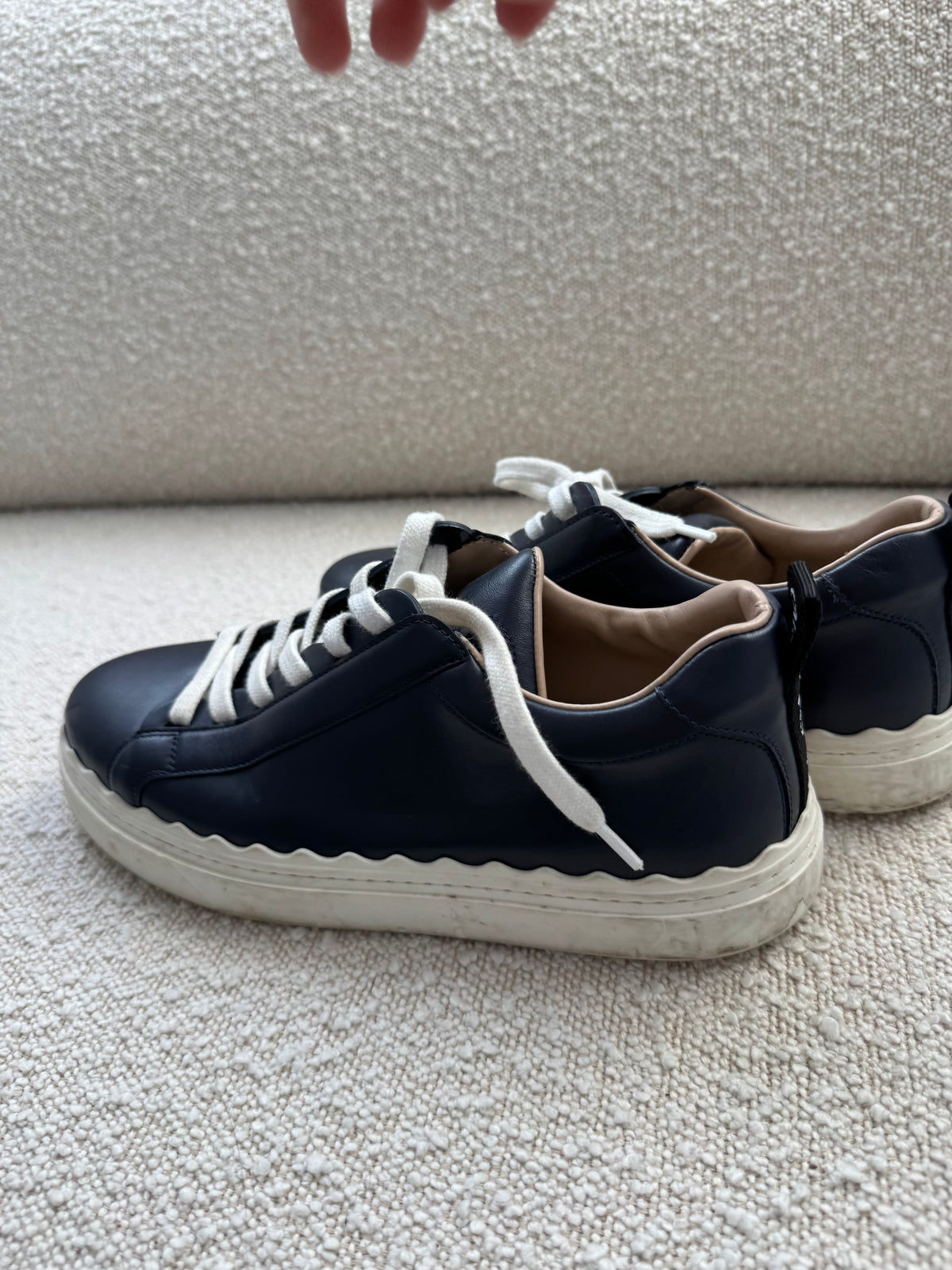 Chloe Navy Sneaker - size 41