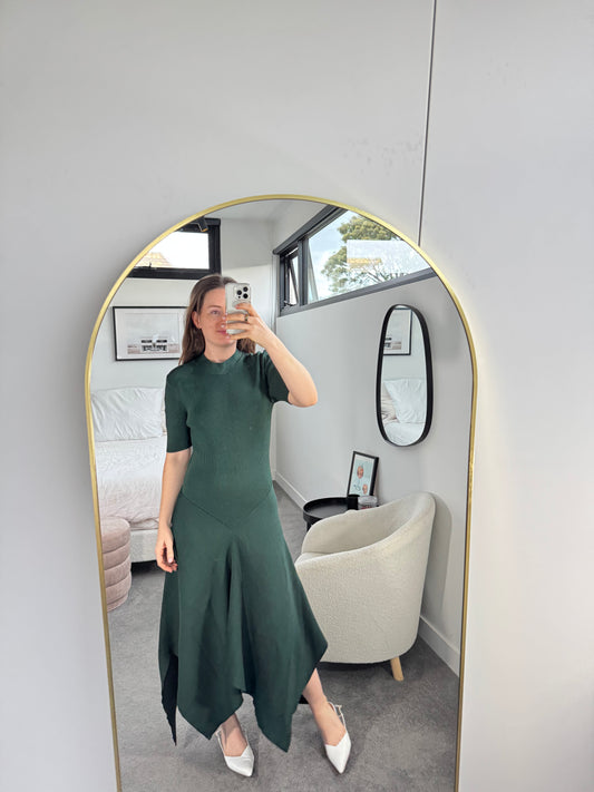 Stella McCartney Green Knit Dress - Size XL