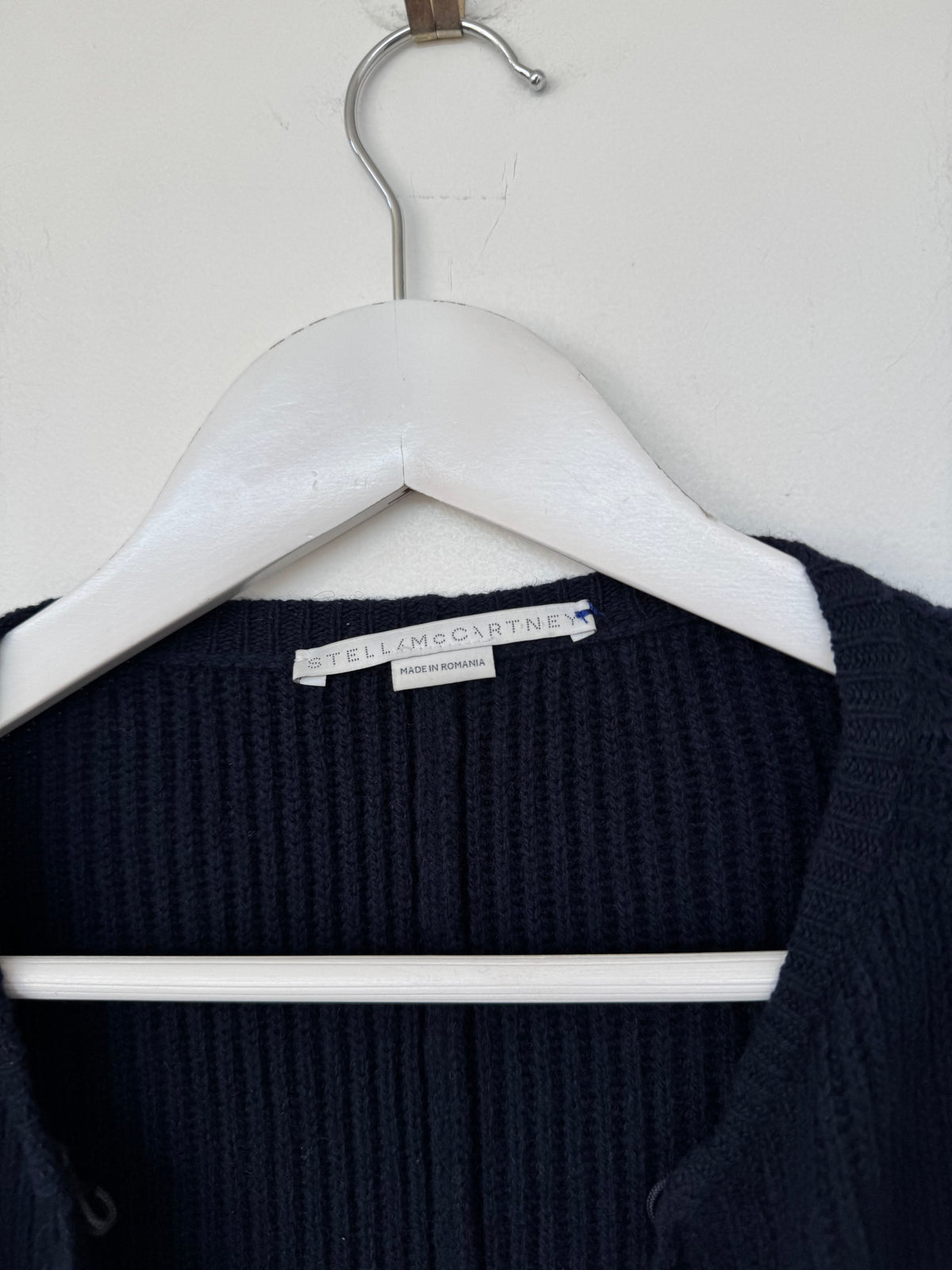 Stella McCartney Navy Fringe Cardigan - Size Medium
