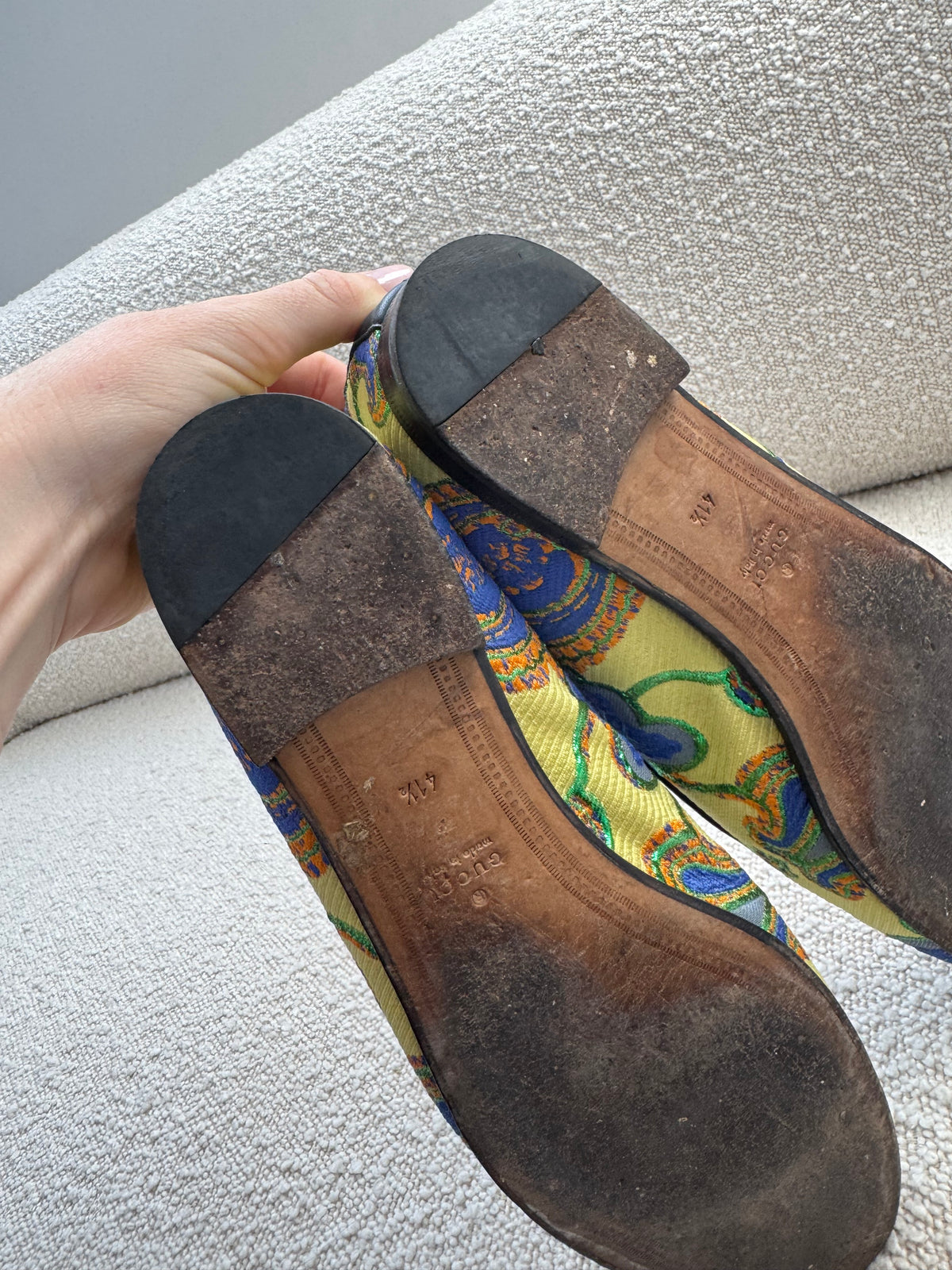 Gucci Princetowns - size 41 1/2