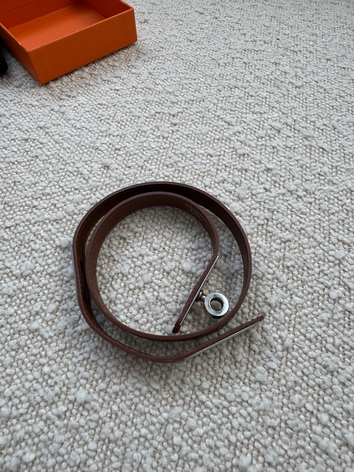 Hermes Leather Kelly Choker