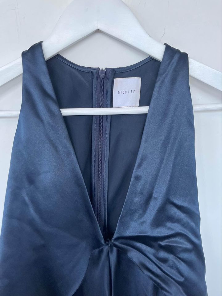 Dion Lee Navy Silk Dress size 8